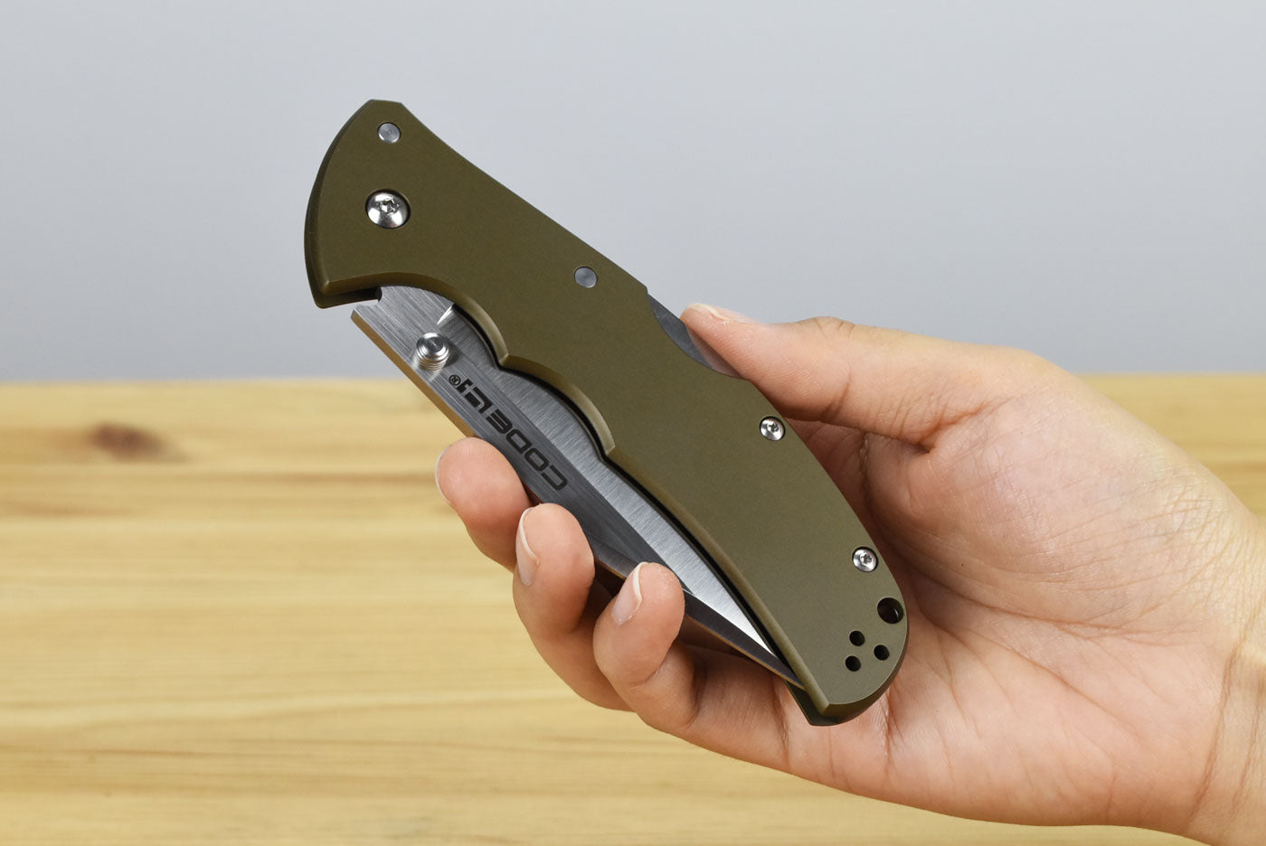 Cold Steel Code 4 Clip Point Folding Blade (S35VN Plain)