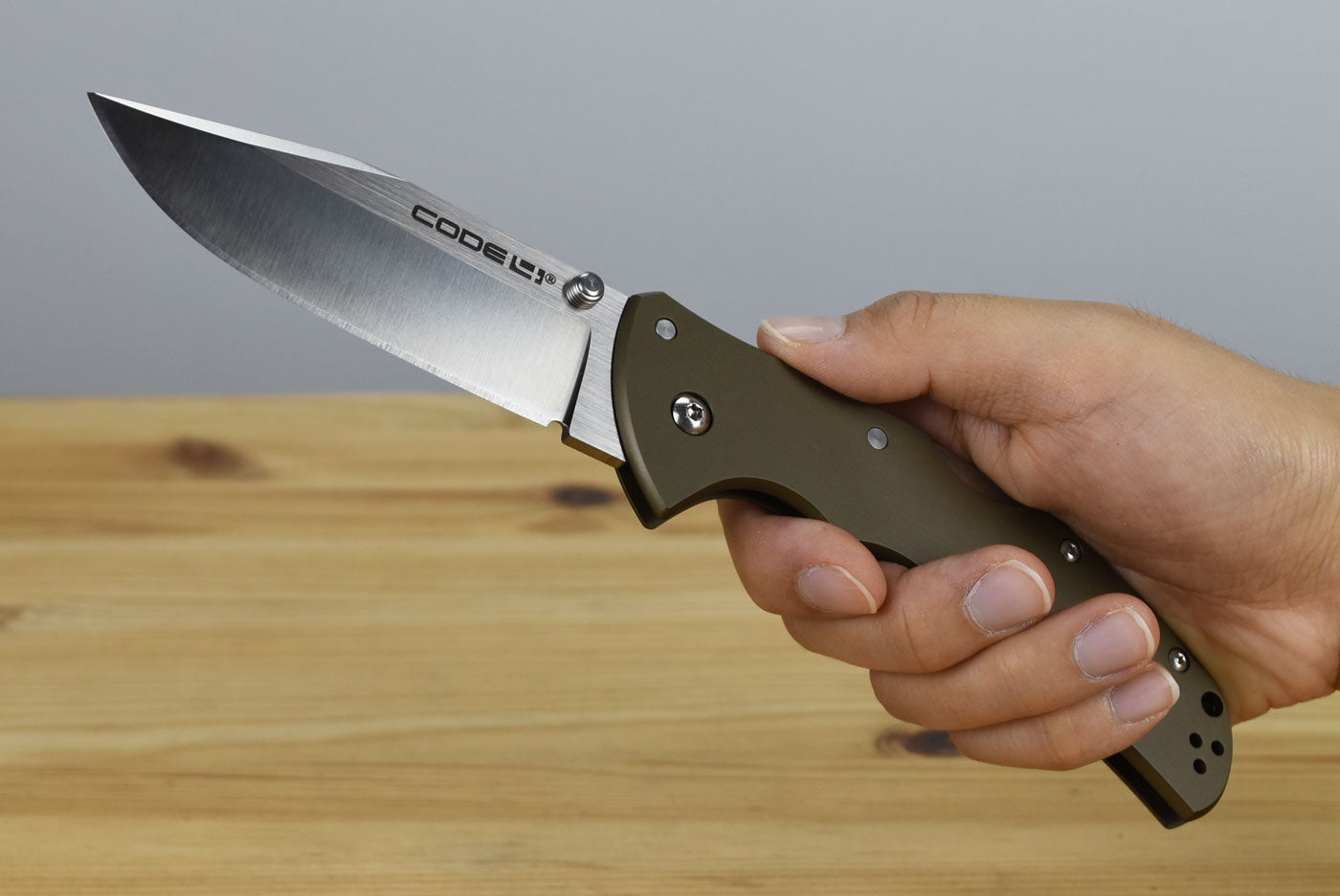 Cold Steel Code 4 Clip Point Folding Blade (S35VN Plain)