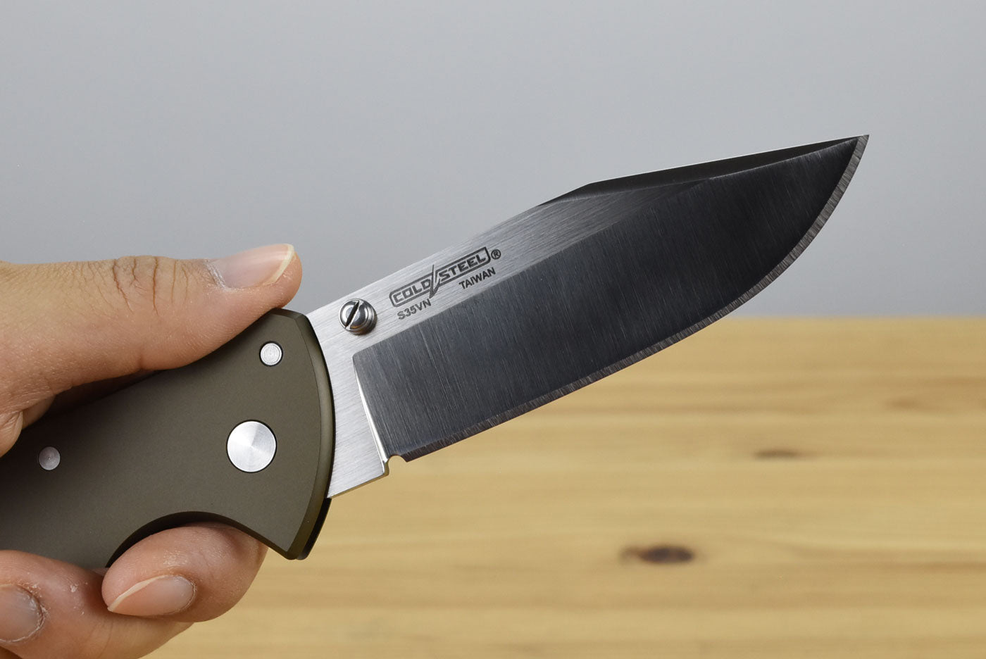 Cold Steel Code 4 Clip Point Folding Blade (S35VN Plain)