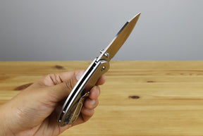 Buck 743 Mini Sovereign Folder (Stainless Steel)