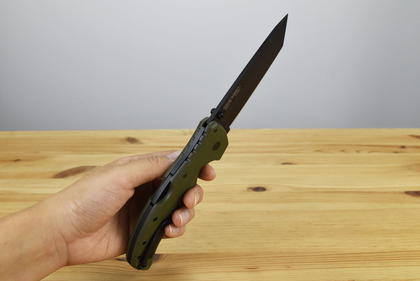 Cold Steel Recon 1 Tanto Folding Blade (OD Green G10 Handle)