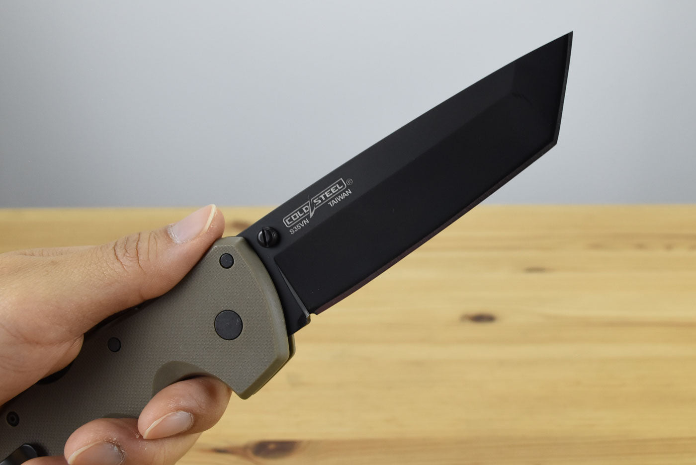 Cold Steel Recon 1 Tanto Folding Blade (FDE G10 Handle)