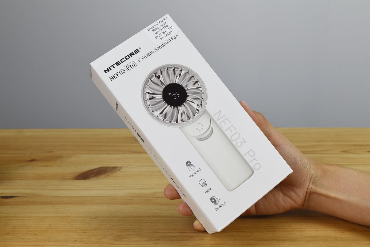 Nitecore NEF03 Pro Multipurpose Handheld Fan
