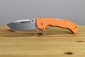 Cold Steel 4-Max Scout Orange Folding Blade (AUS10A)