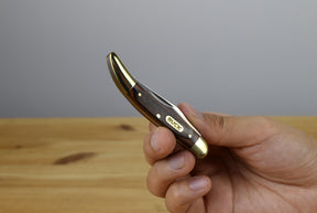 Buck 385 Toothpick Folder (Burlwood Handle)