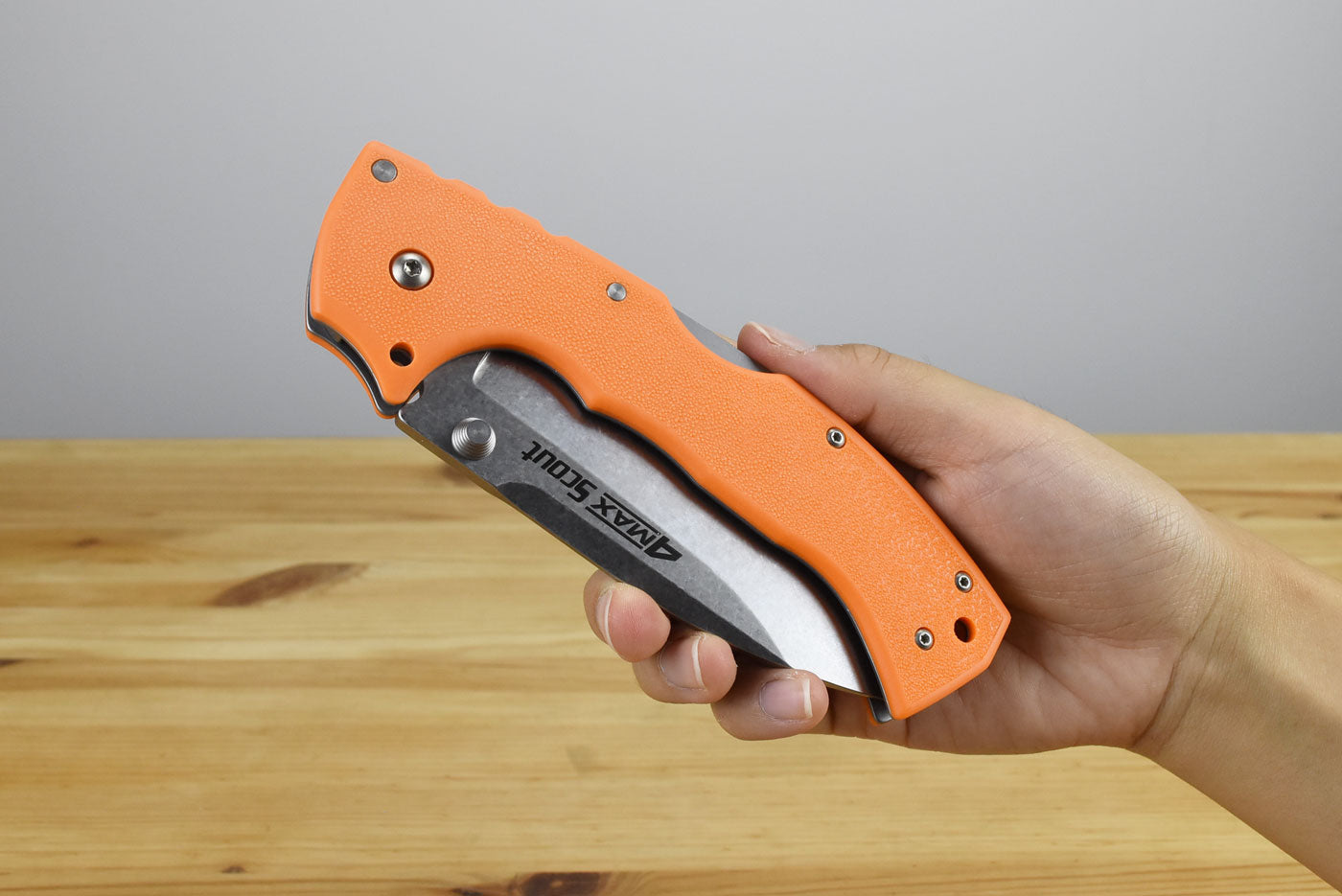 Cold Steel 4-Max Scout Orange Folding Blade (AUS10A)