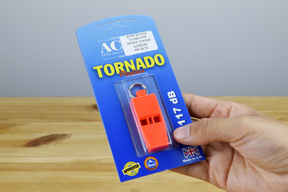ACME Slimline Tornado 636 Whistle (Orange)