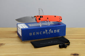 Benchmade 533 Mini Bugout Folding Knife (Orange Grivory Handle)