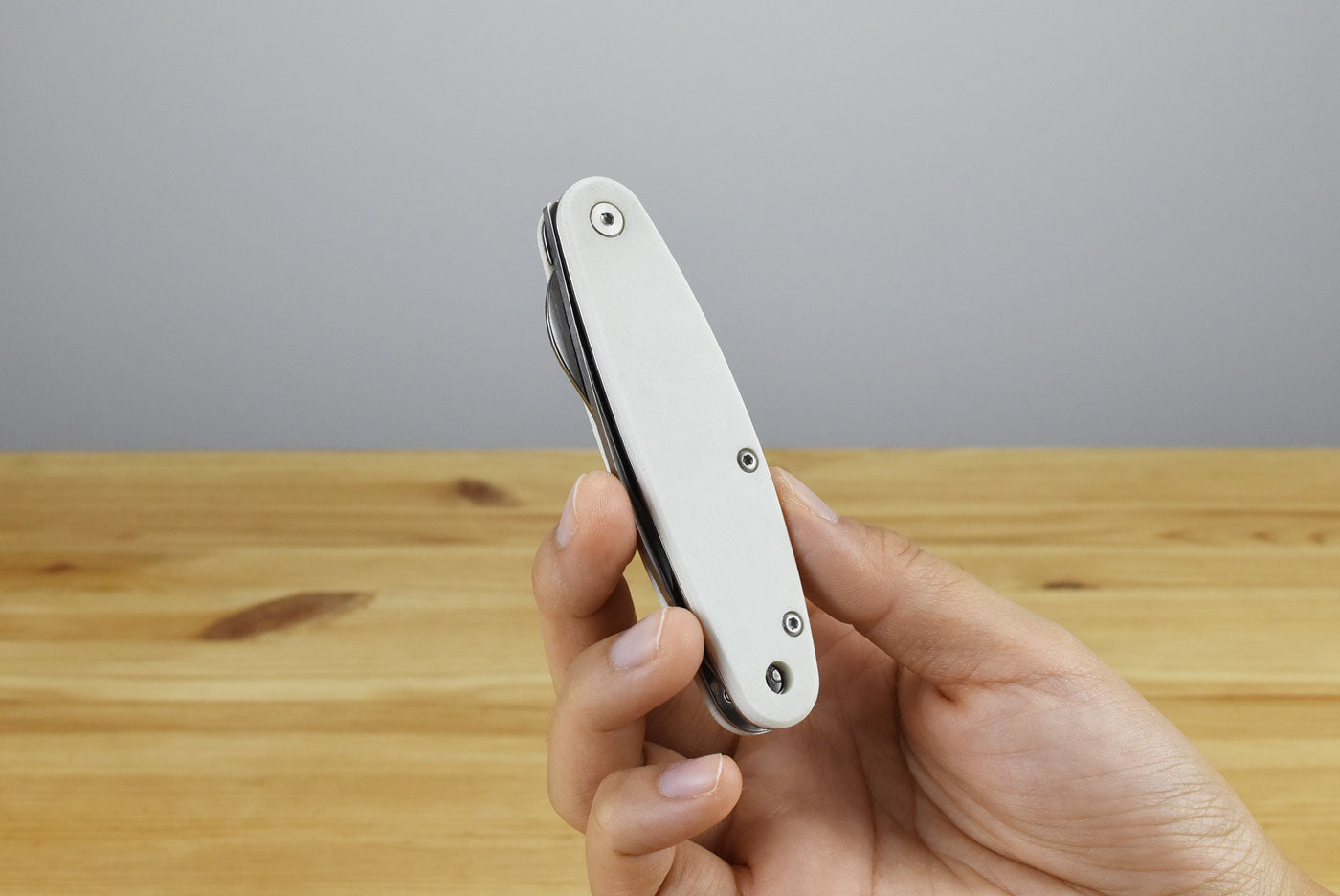 Churp Folding Knife (White G10 Handle)