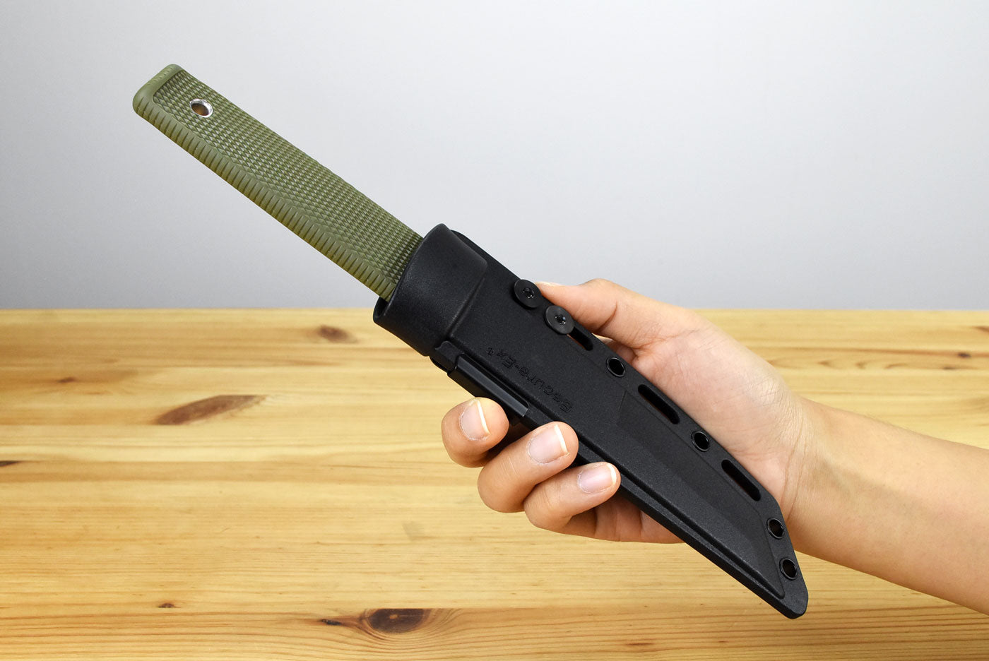 Cold Steel Kobun Black Fixed Blade (OD Green Handle)