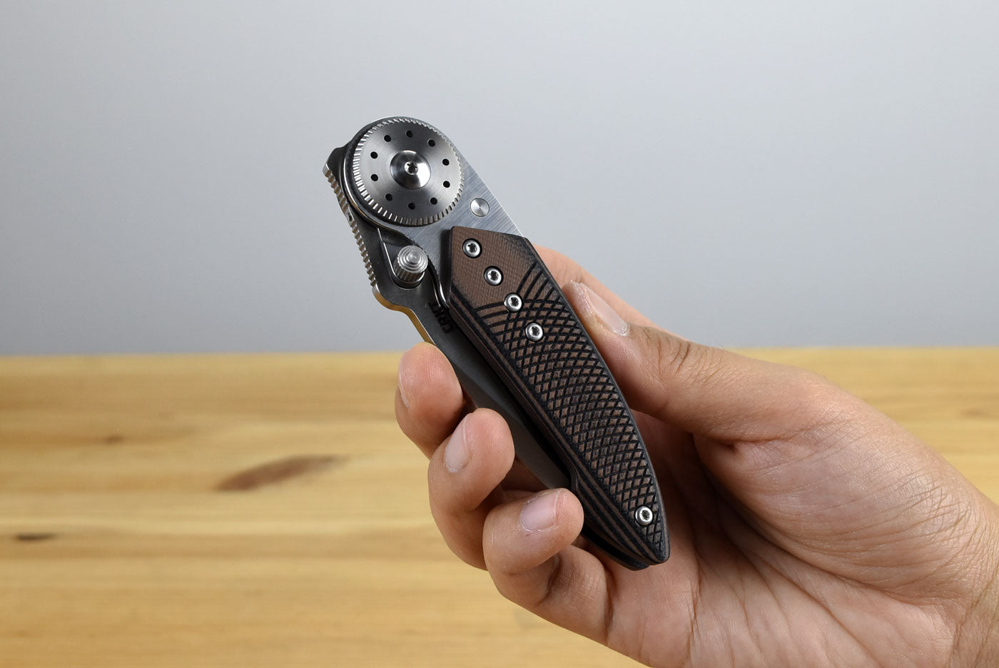 CRKT 4200 Walker Blade Lock (Satin/Brown G10 Handle)