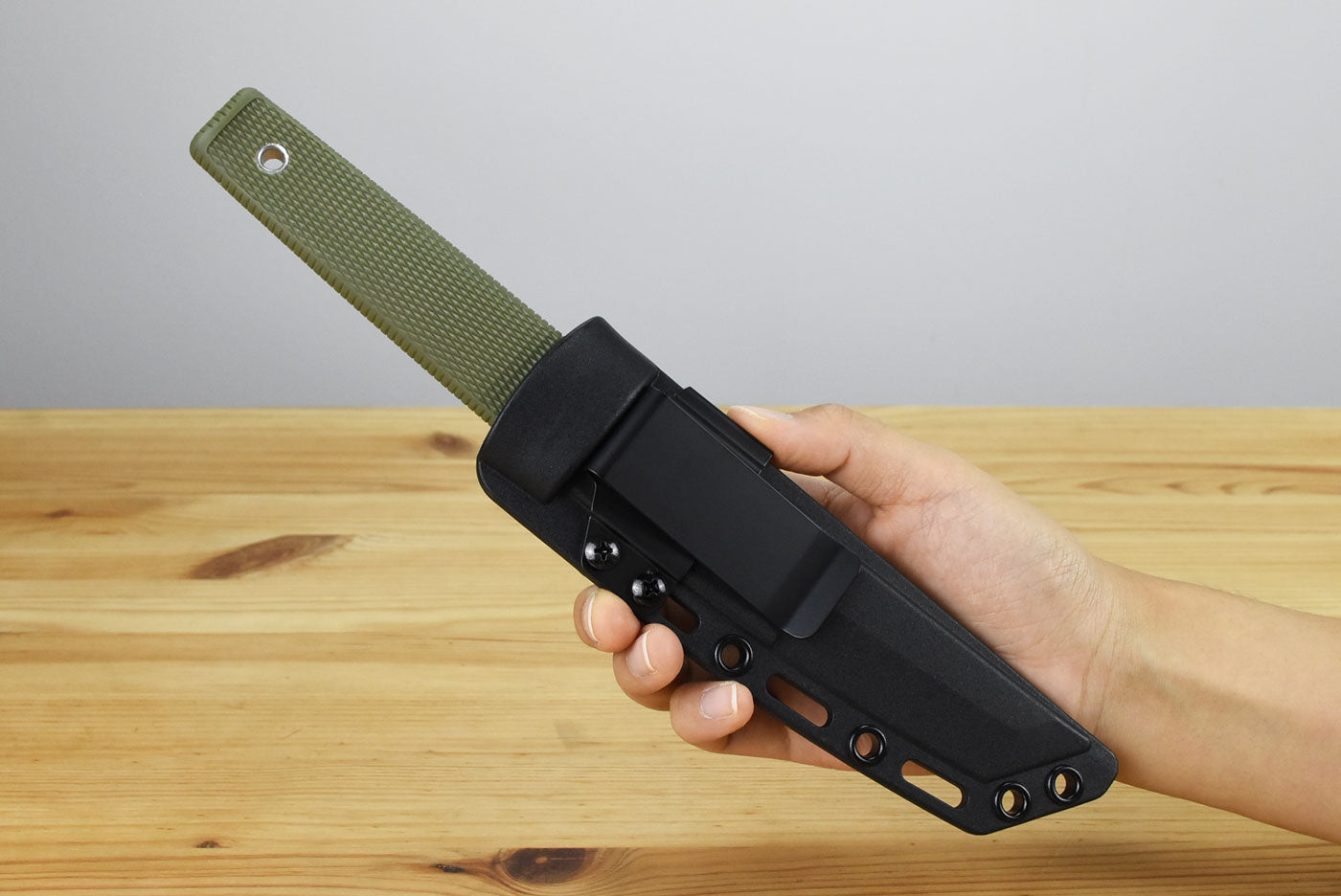 Cold Steel Kobun Black Fixed Blade (OD Green Handle)