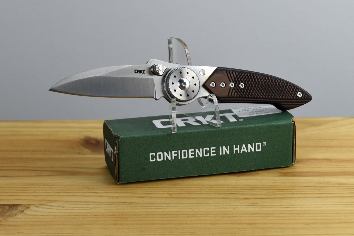CRKT 4200 Walker Blade Lock (Satin/Brown G10 Handle)
