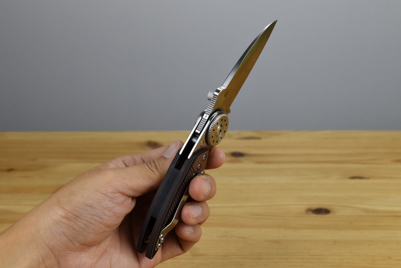 CRKT 4200 Walker Blade Lock (Satin/Brown G10 Handle)