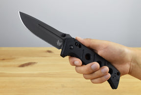Benchmade 275GY-1 Adamas Folding Knife (Black G10 Handle)