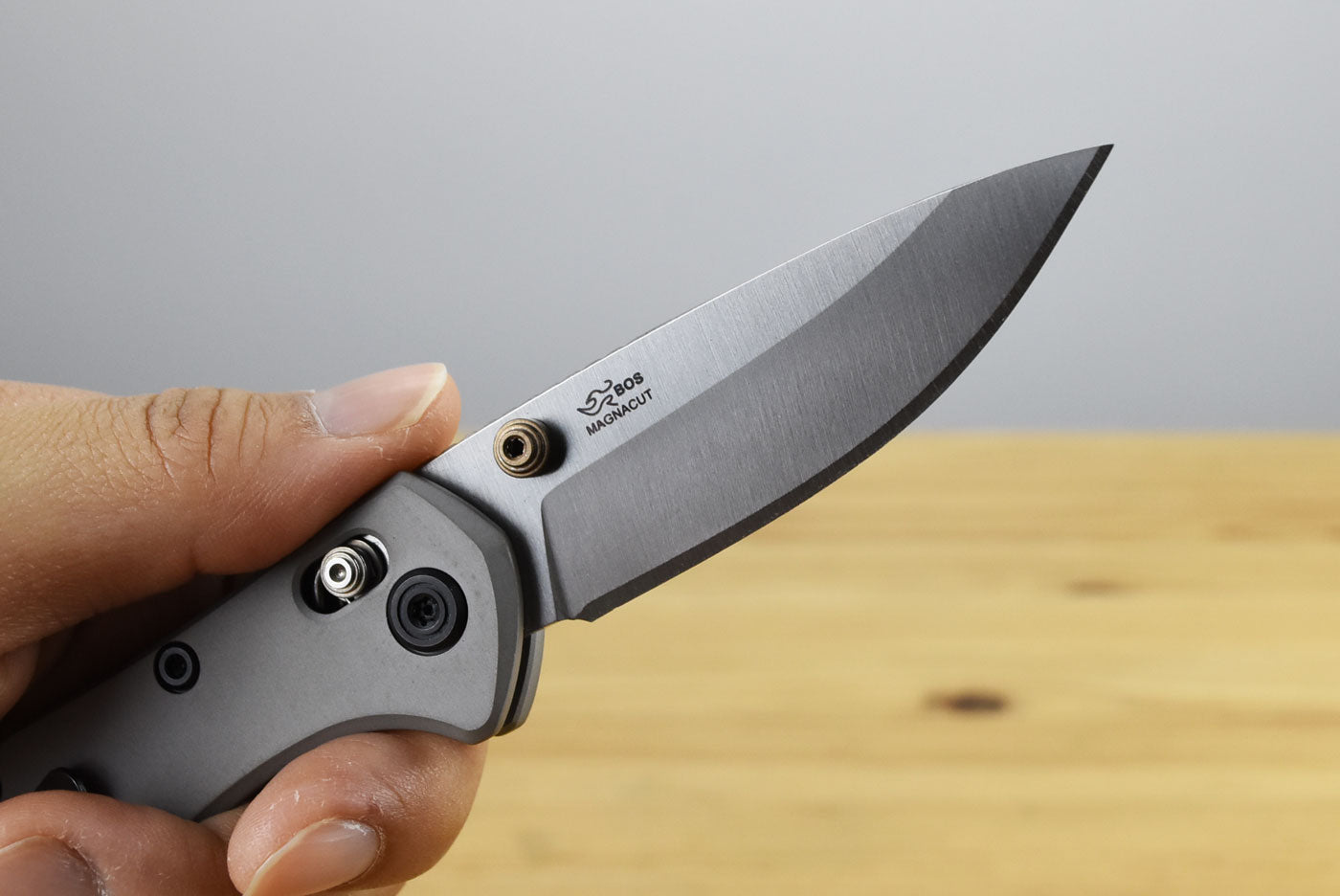 Buck 790 Mini Range Elite Folder (Gray Aluminum Handle)