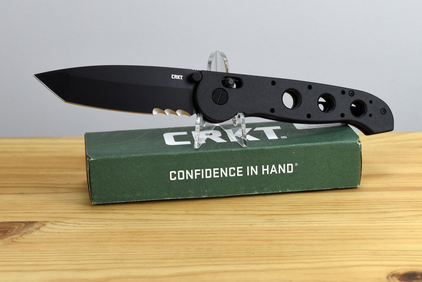 CRKT M16-14XK Crossbar Lock (Black Grivory Handle)