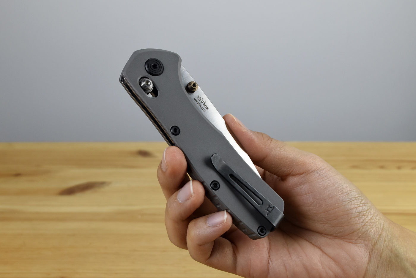 Buck 791 Range Elite Folder (Gray Aluminum Handle)