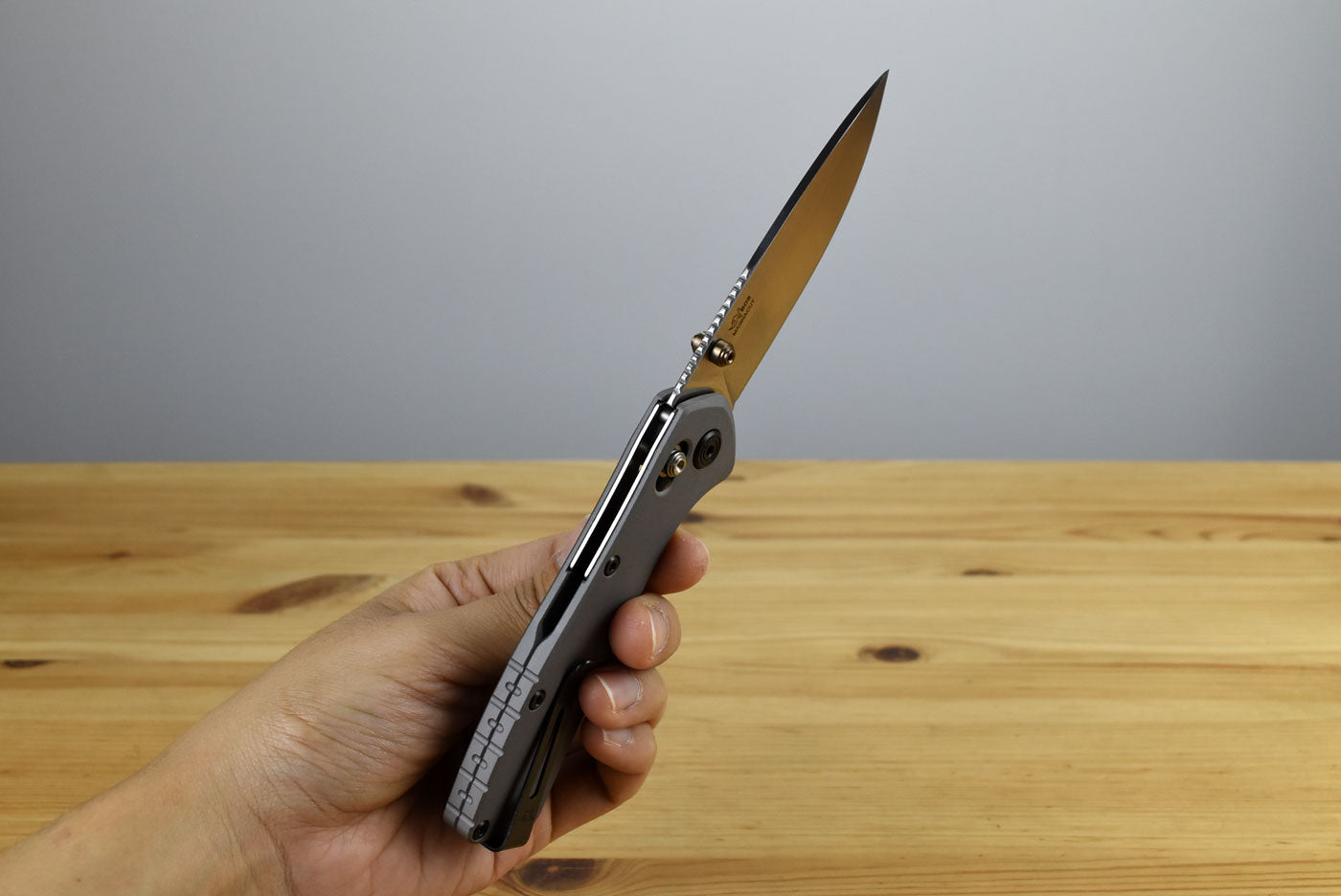 Buck 791 Range Elite Folder (Gray Aluminum Handle)