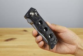 Benchmade 273-03 Mini Adamas Folding Knife (Marbled Carbon Fiber Handle)
