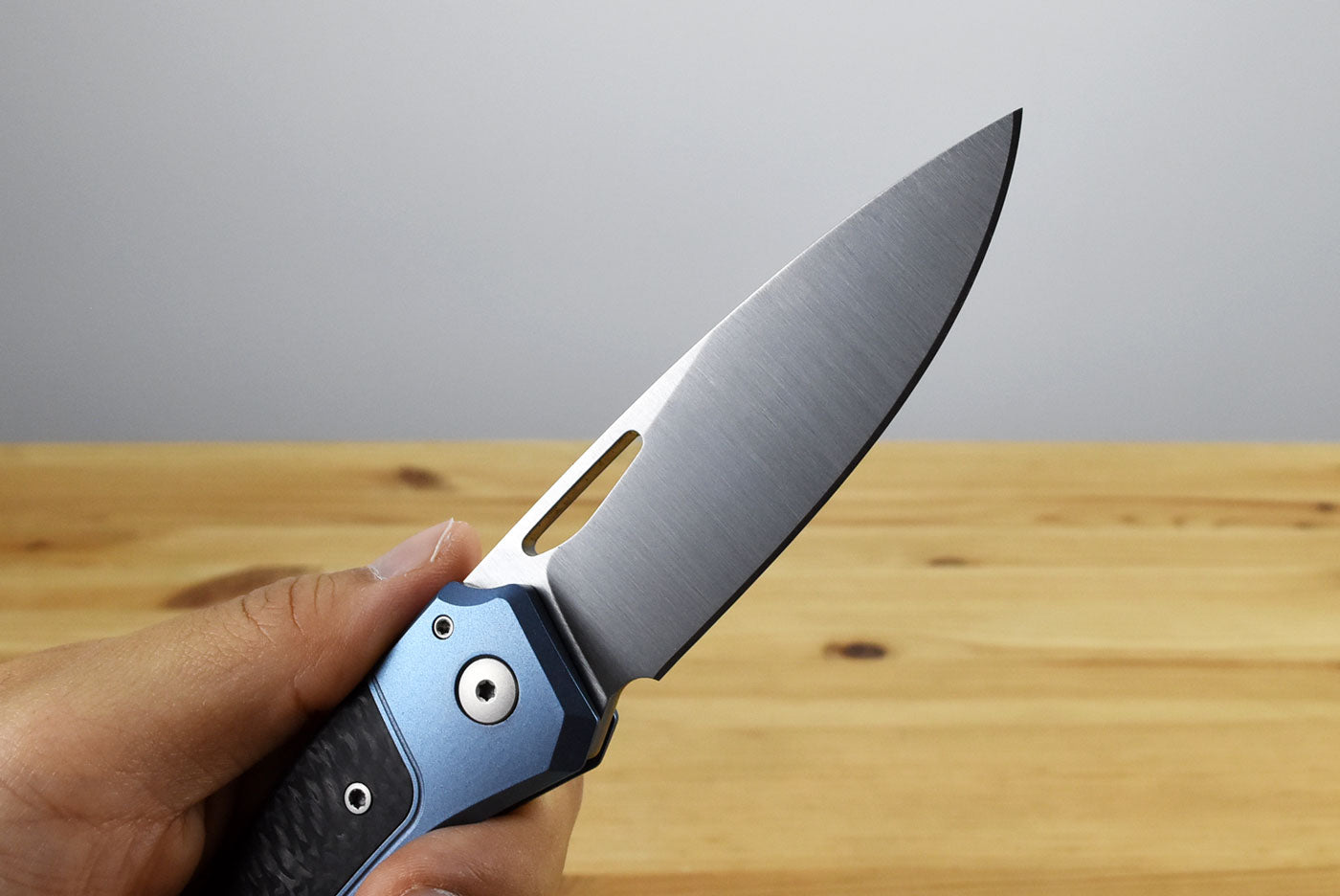 LionSteel Twain (Blue Titanium Handle)