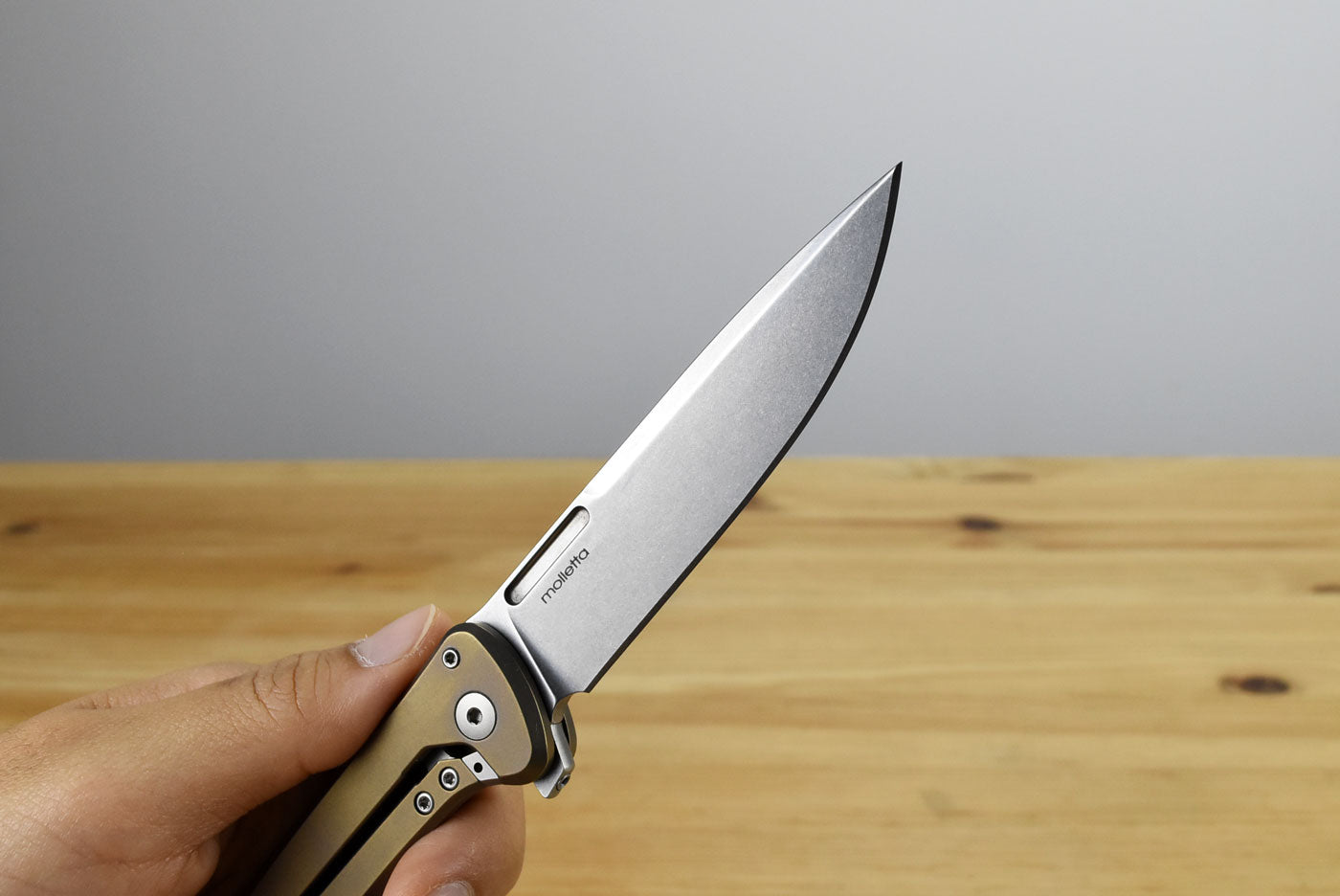 LionSteel Skinny (Bronze Titanium Handle)