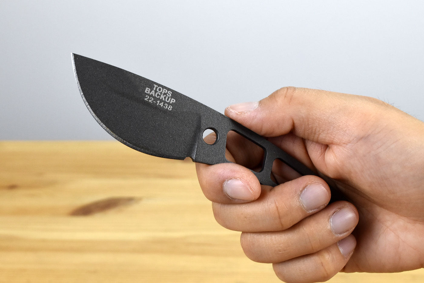 TOPS Backup Knife Tungsten