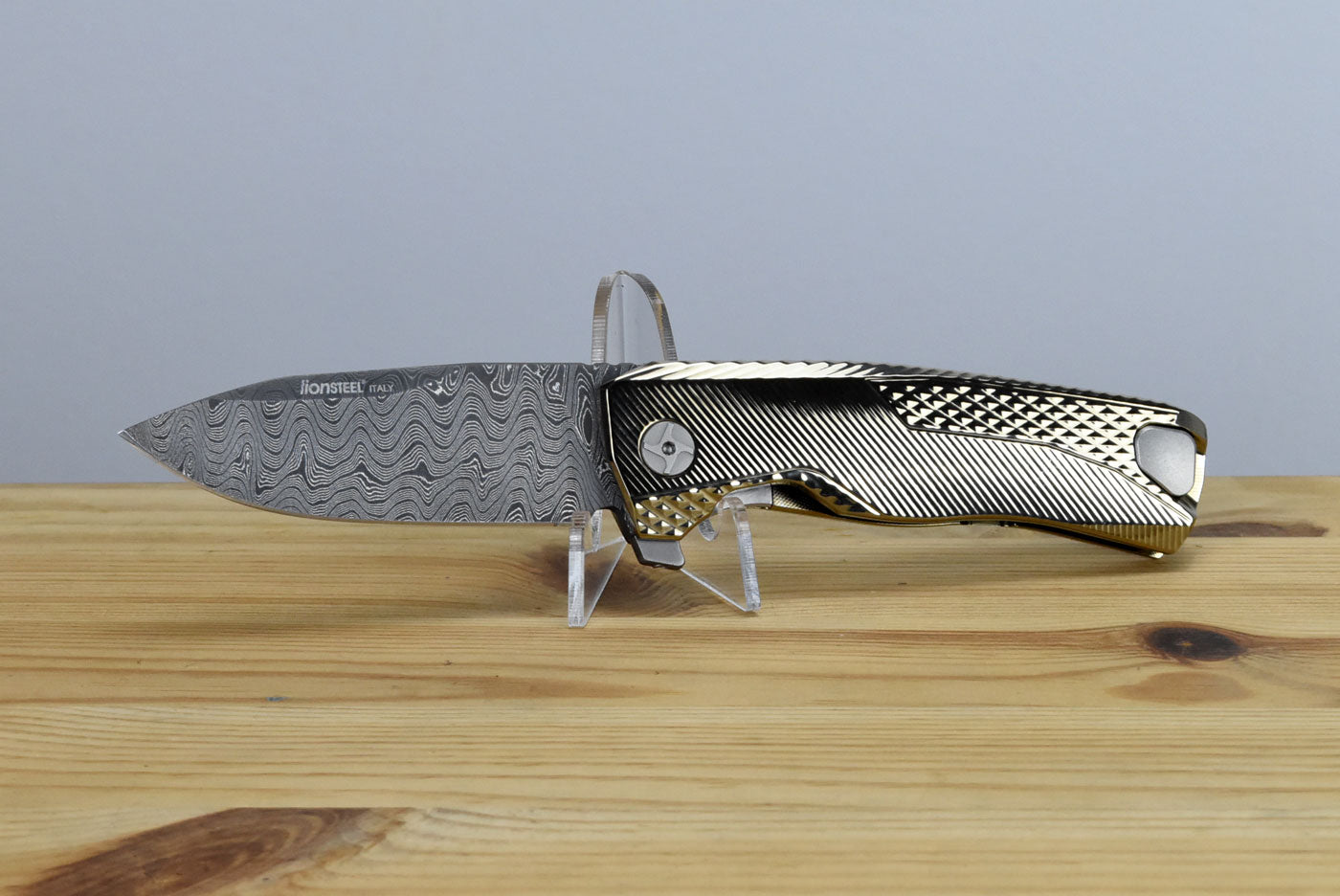 LionSteel ROK (Gold Titanium Handle)