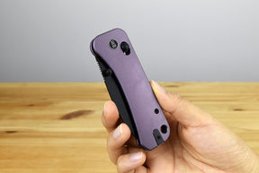 WE KNIFE WE23075-2 Banter 2 (Purple Aluminum Handle)