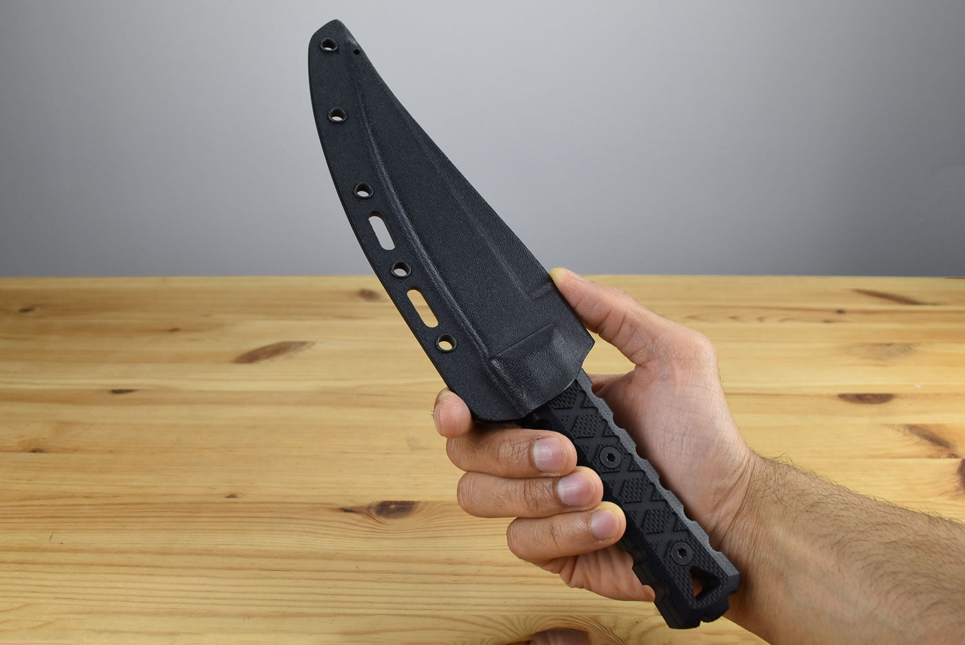 CRKT 2927 HZ6 Fixed Blade (Black G10 Handle)