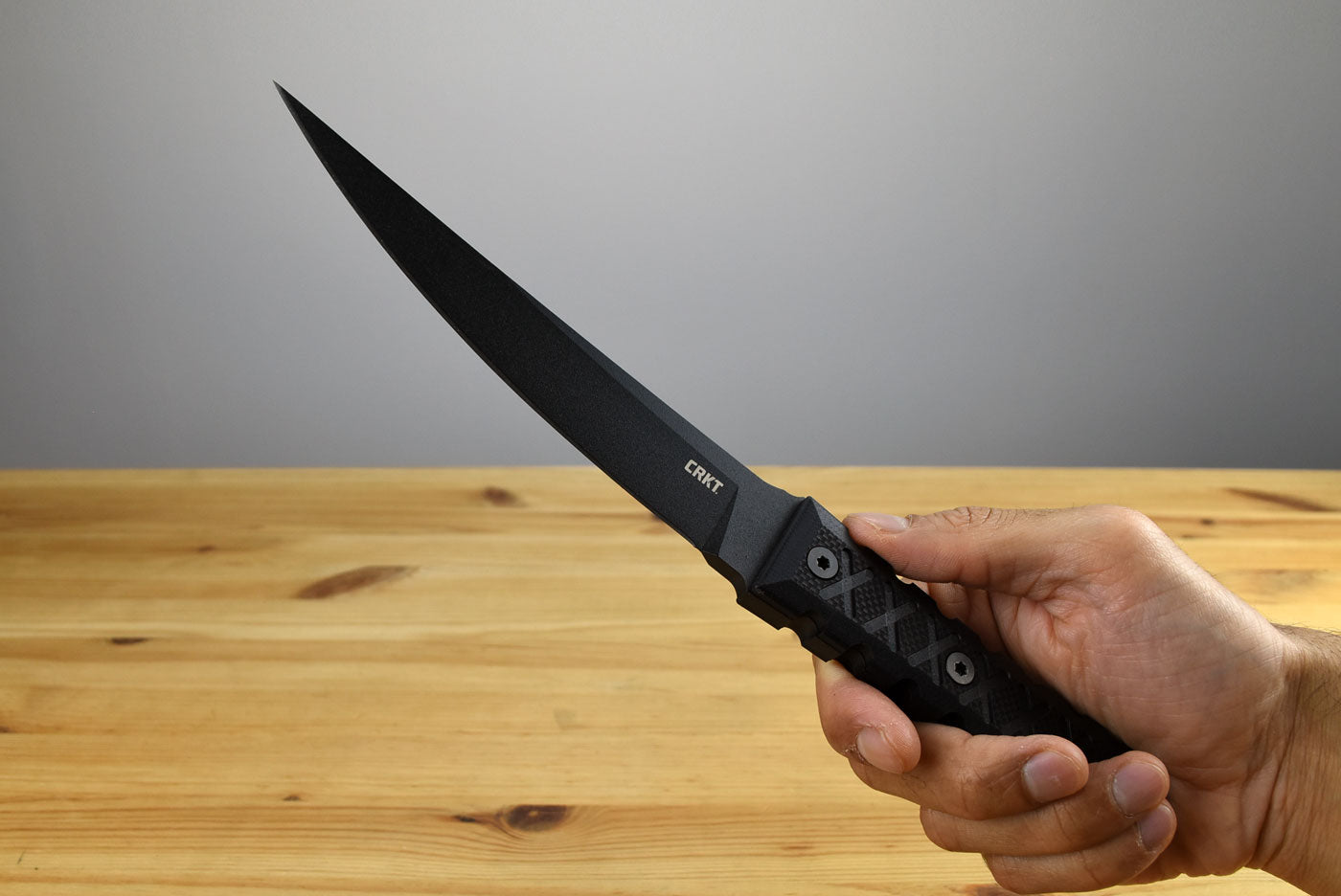 CRKT 2927 HZ6 Fixed Blade (Black G10 Handle)