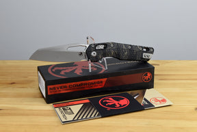 Microtech MSI Ram-Lok Tri Grip AP Tiger Folding Knife