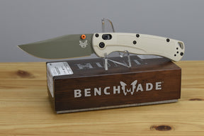 Benchmade 15536GN-01 Taggedout Folding Knife (Tan Grivory Handle)