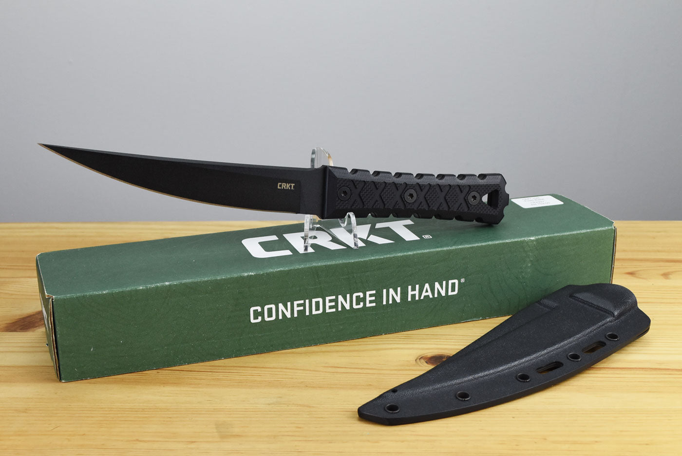 CRKT 2927 HZ6 Fixed Blade (Black G10 Handle)