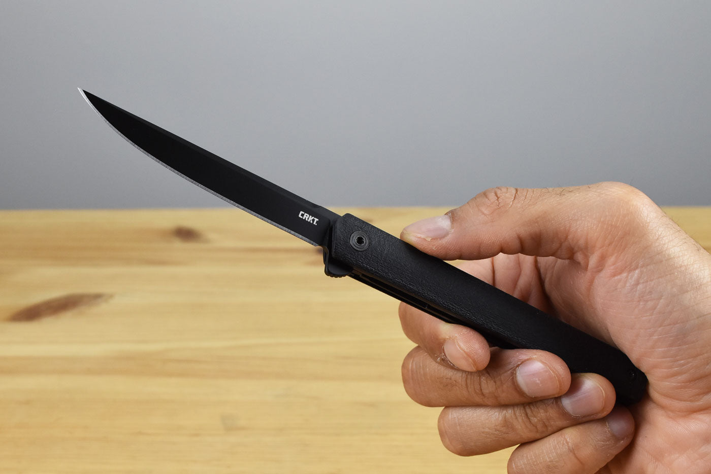 CRKT 7097K CEO Folding Knife (Black GRN Handle)