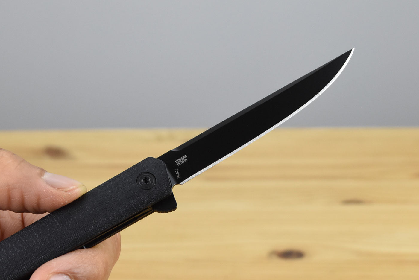 CRKT 7097K CEO Folding Knife (Black GRN Handle)