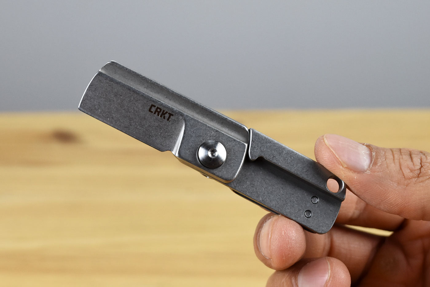 CRKT 7118 Box Key Slip Joint (Stainless Handle)