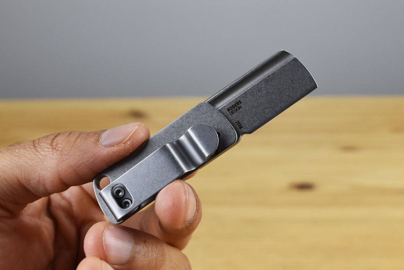 CRKT 7118 Box Key Slip Joint (Stainless Handle)