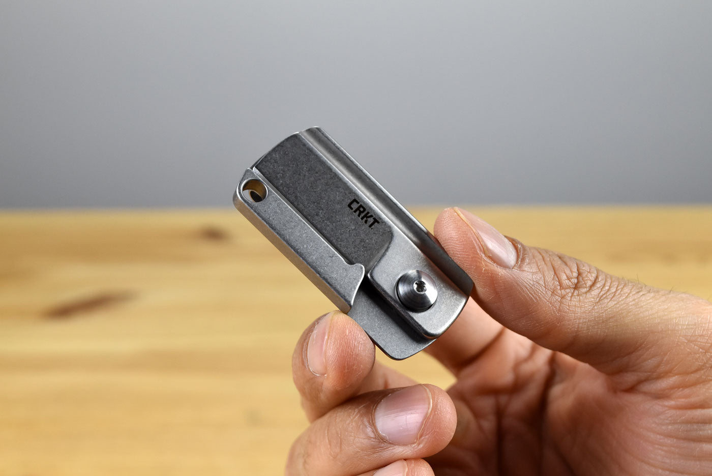 CRKT 7118 Box Key Slip Joint (Stainless Handle)