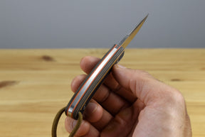 CRKT 2382 Biwa Fixed Blade (Brown G10 Handle)