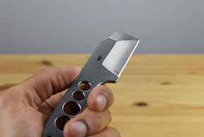 CRKT 2130 Razel Chisel Fixed Blade (Stainless Handle)
