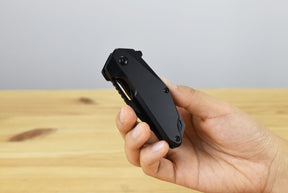 MTech A2040BK Linerlock Assisted Folding Blade (Black Anodized Aluminum Handle)