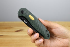 CJRB 1938-BMGN Aes (Green Micarta) Folding Knife