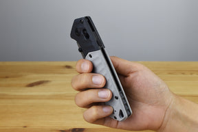Benchmade 593GY-02 PSK Folding Knife (Milled Storm Gray Grivory Handle)