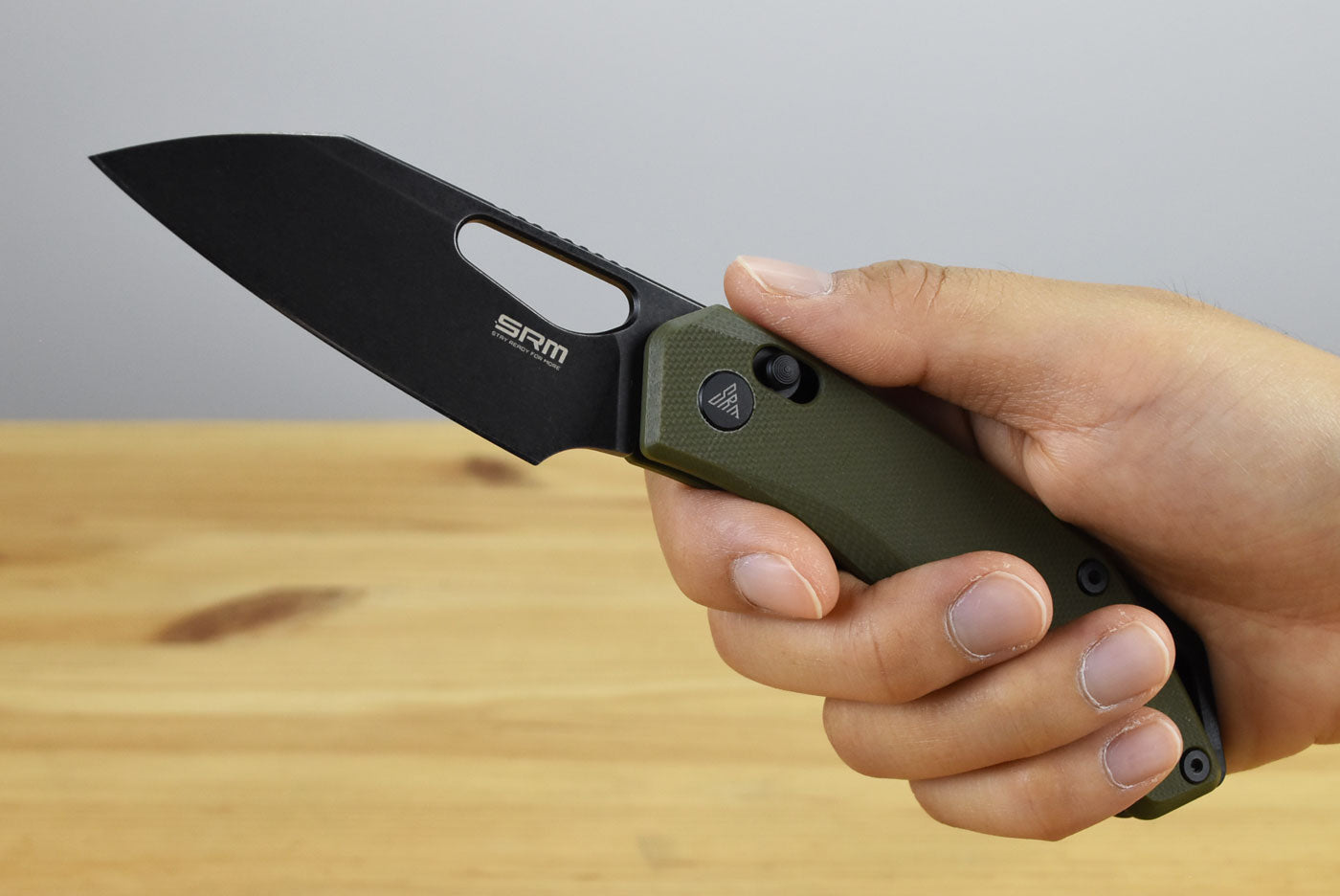 SRM Cub 261M-GP Folding Blade 154CM