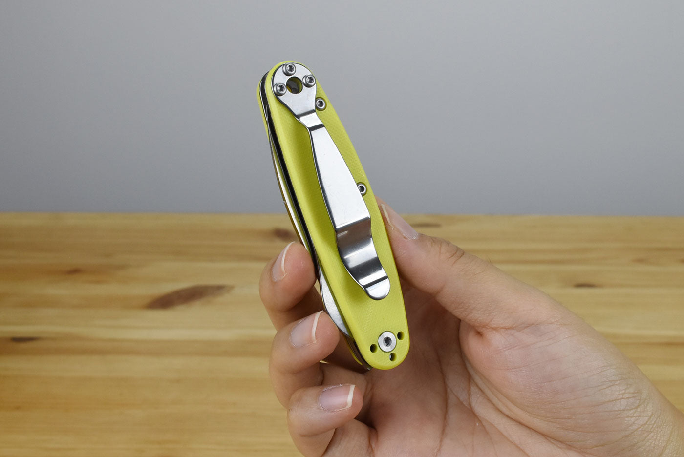 Churp Folding Knife (Neon Yellow G10 Handle)