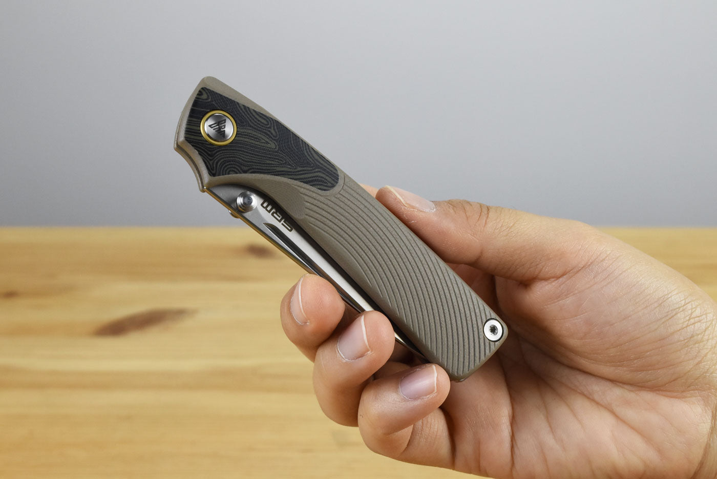 SRM Dome 106M-GW Folding Blade 14C28N