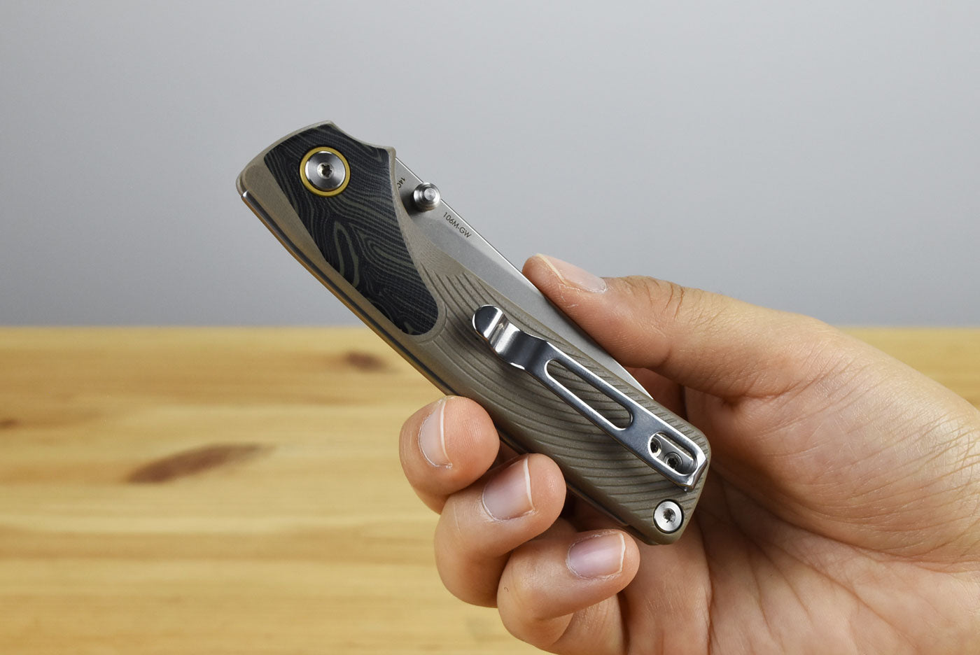 SRM Dome 106M-GW Folding Blade 14C28N