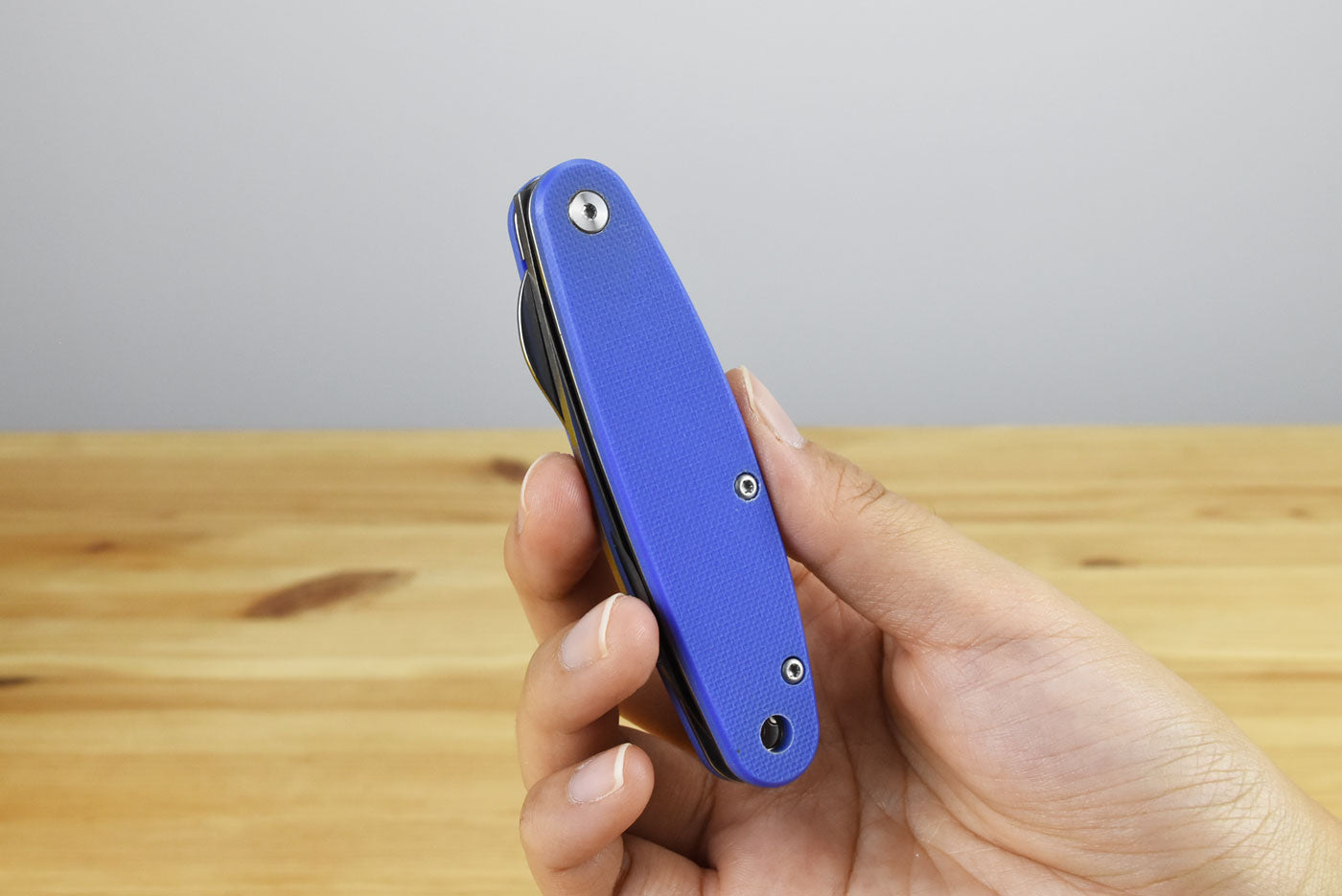 Churp Folding Knife (Blue G10 Handle)