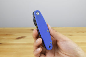 Churp Folding Knife (Blue G10 Handle)